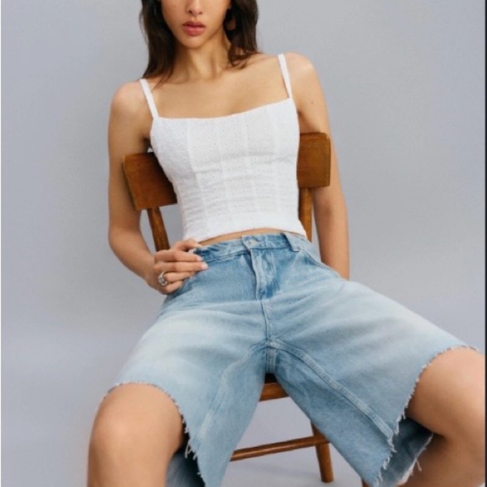 Reformation Finley Low Rise 11" Baggy Jorts